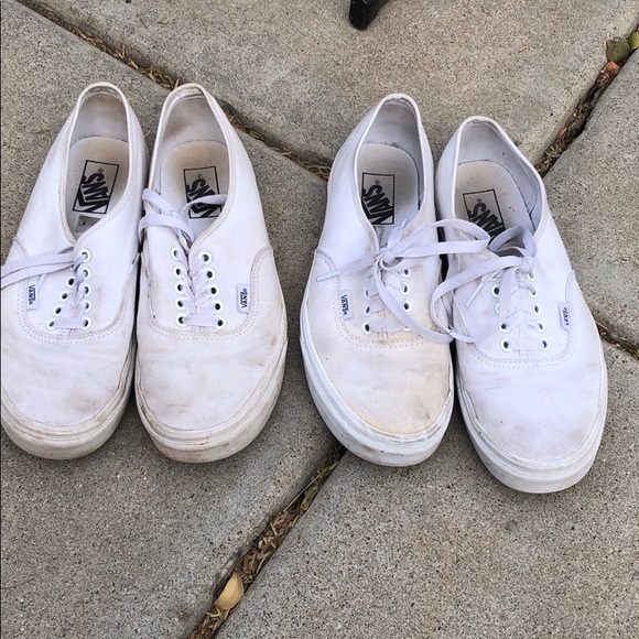 mens white vans size 9